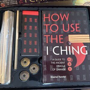 The I Ching Kit: All the Tools You Need Karcher, Stephen New Partially Opened 98